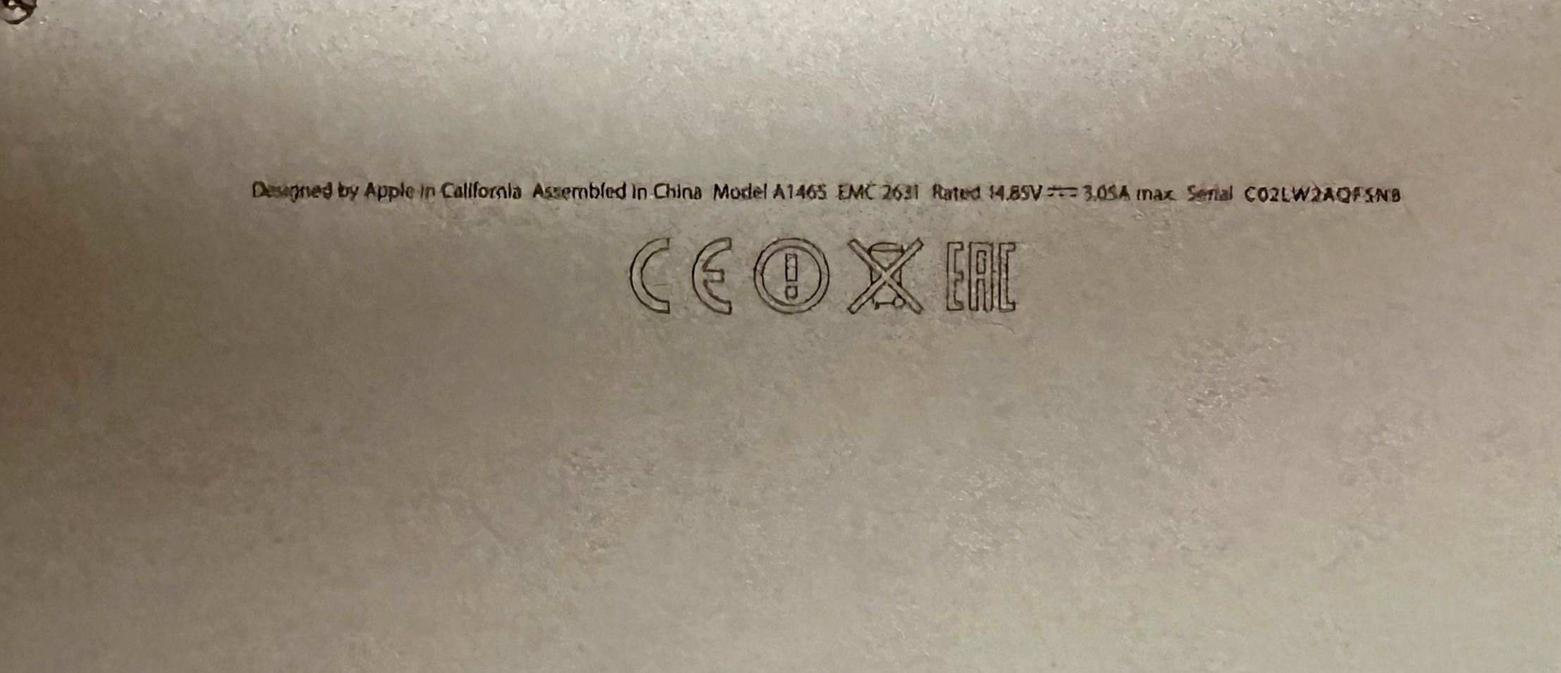 Mac Book Air, 2013