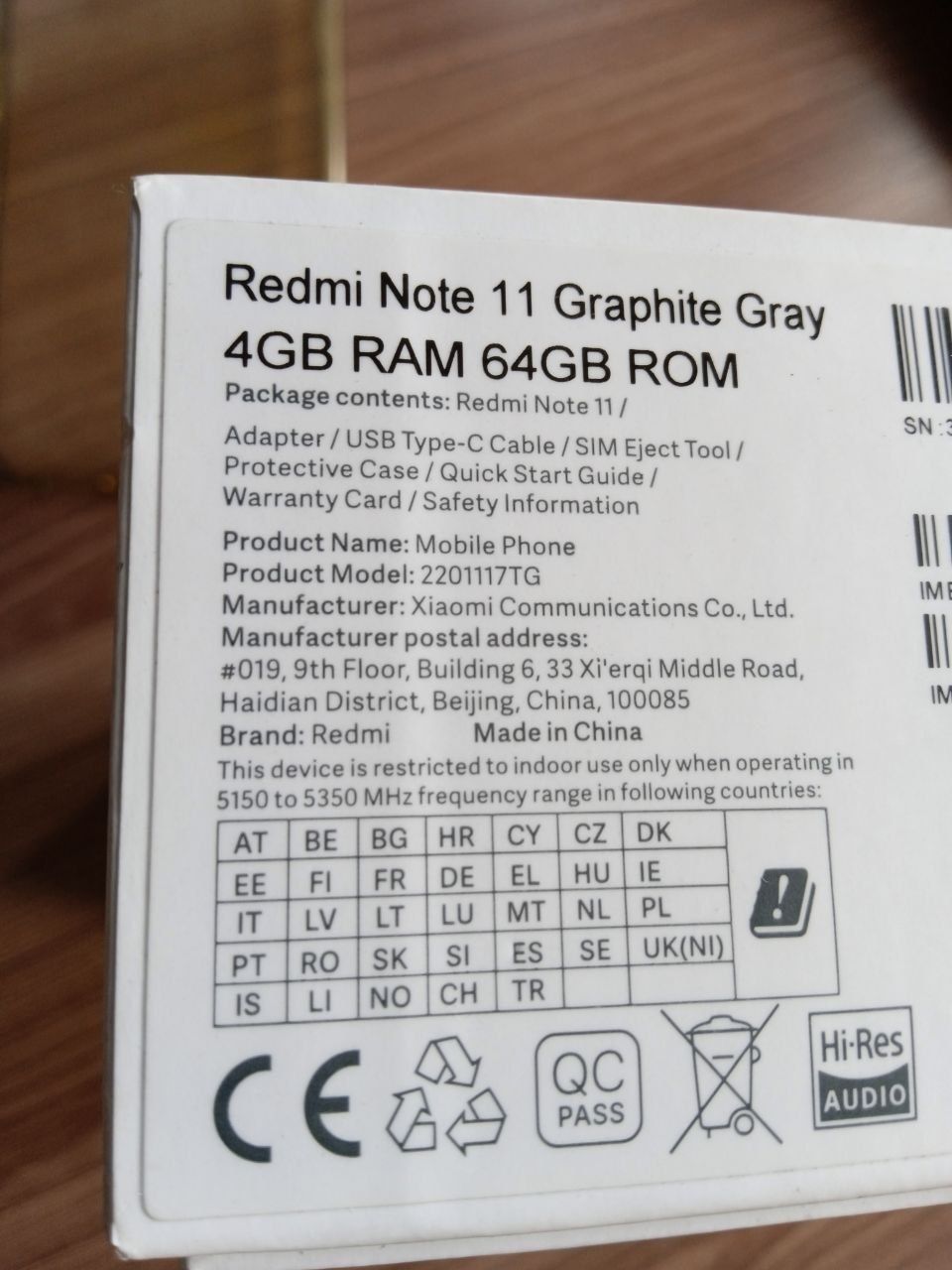 Xiaomi Redmi Note 11 4/64 (7000)