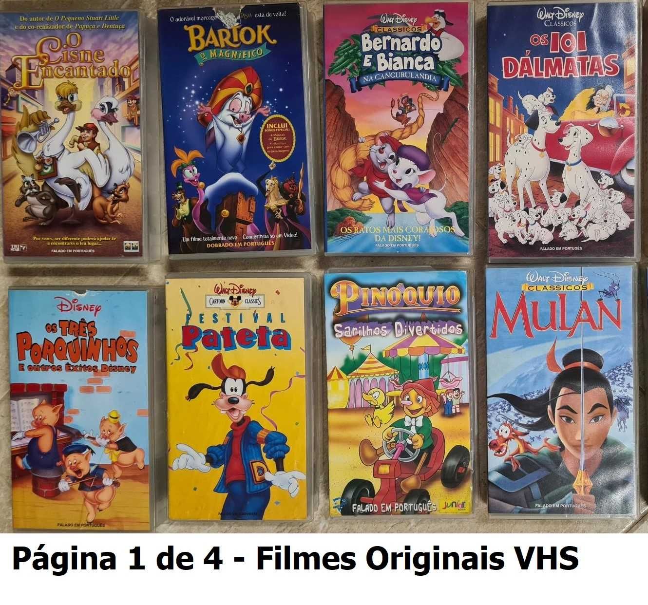 Filmes VHS | Clássicos Infantis