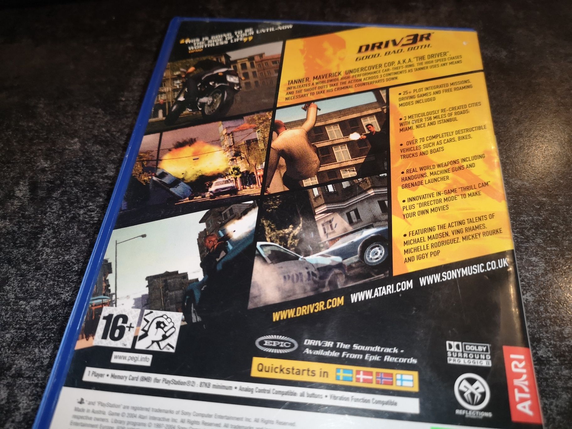 Driv3r Driver 3 PS2 gra ANG (możliwość wymiany) sklep Ursus