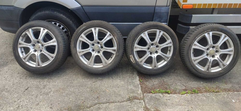 Alu laguna 3 5x114,3 z zimą Falken  215/50/17