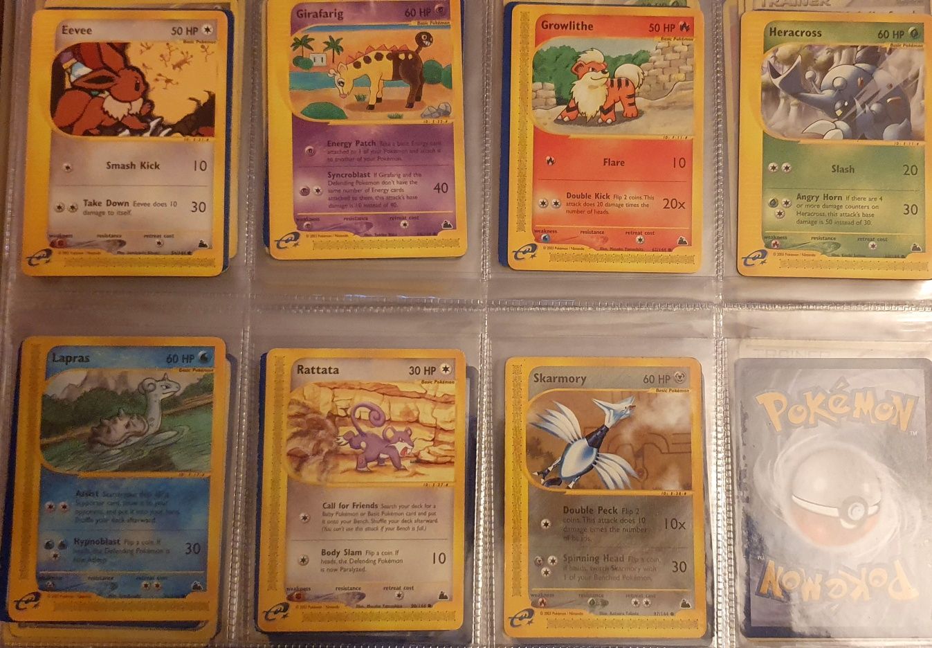 Cartas Pokemon Aquapolis / Skyridge