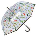 Parasol Parasolka przezroczysta w kwiaty 60cm. JZUM0066CH