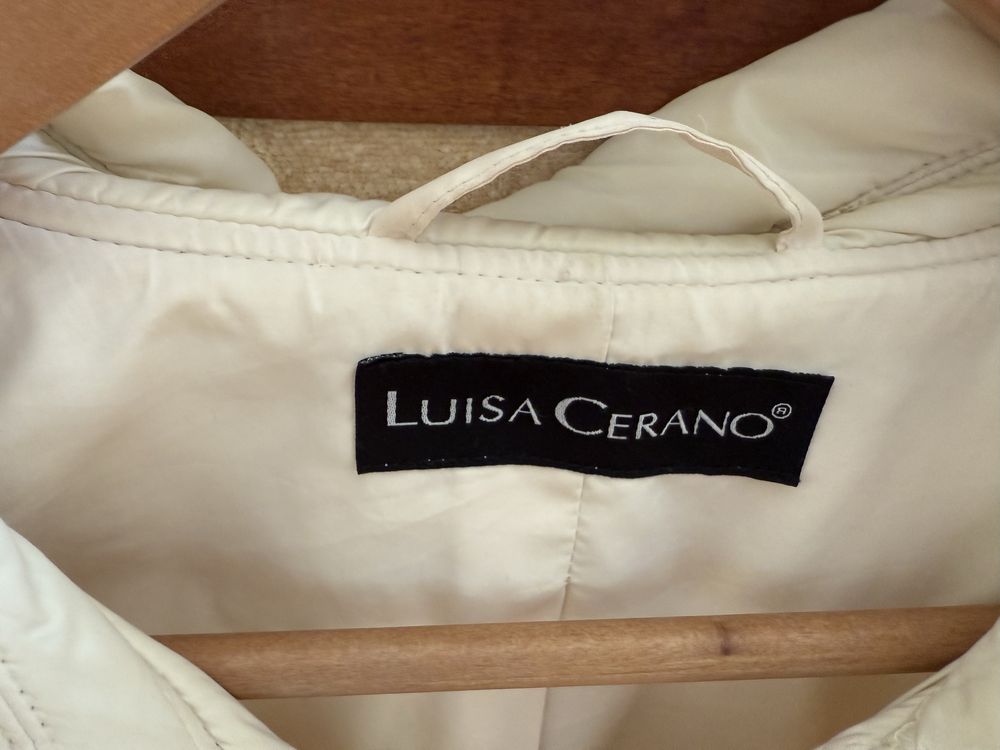 Kremowa kurtka Luisa Cerano