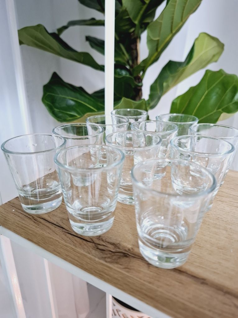 11 szt. kieliszki 40 ml do likieru wódki grube szkło