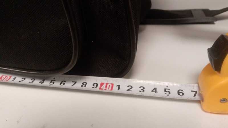 Сумка чоловіча чорна через плече