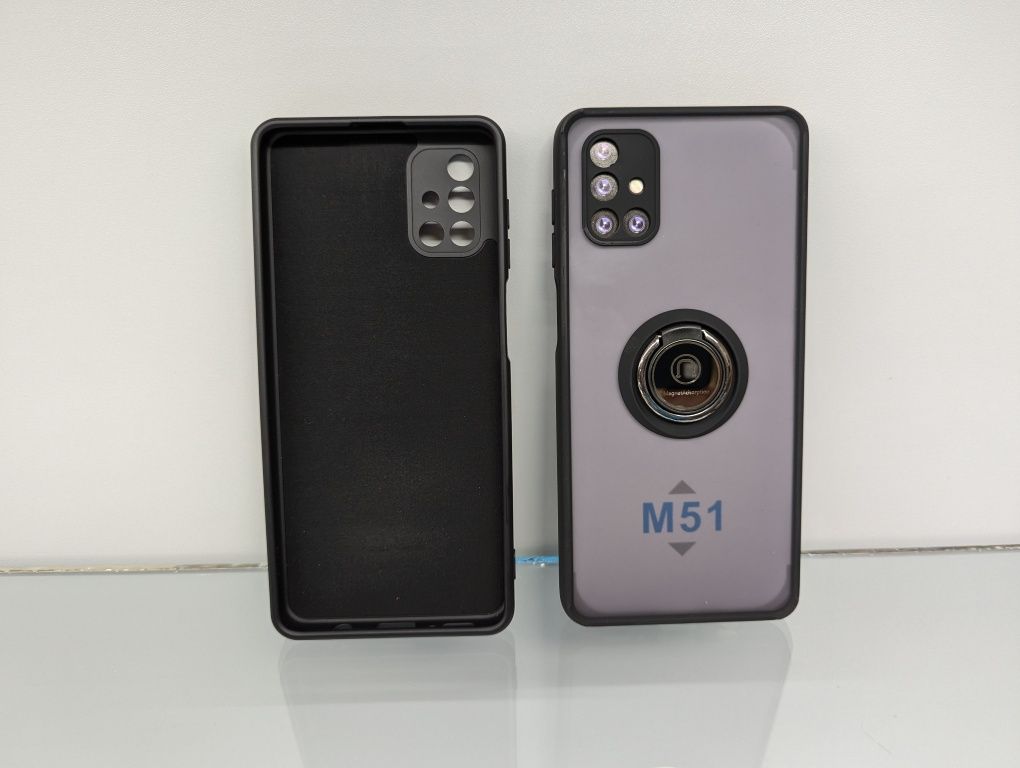 Samsung M51 Чехол противоударный c кольцом подставкой чохол