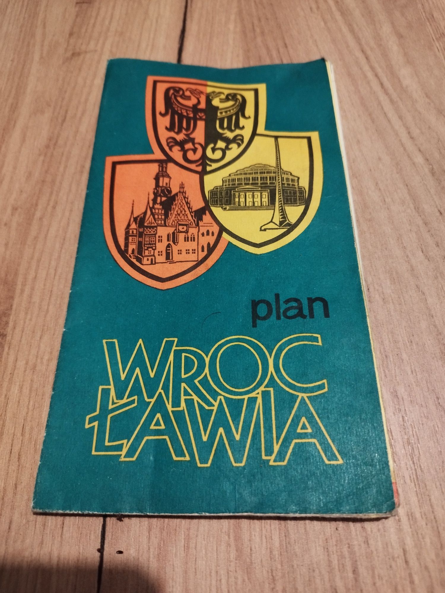 Plan Wrocławia 1972r