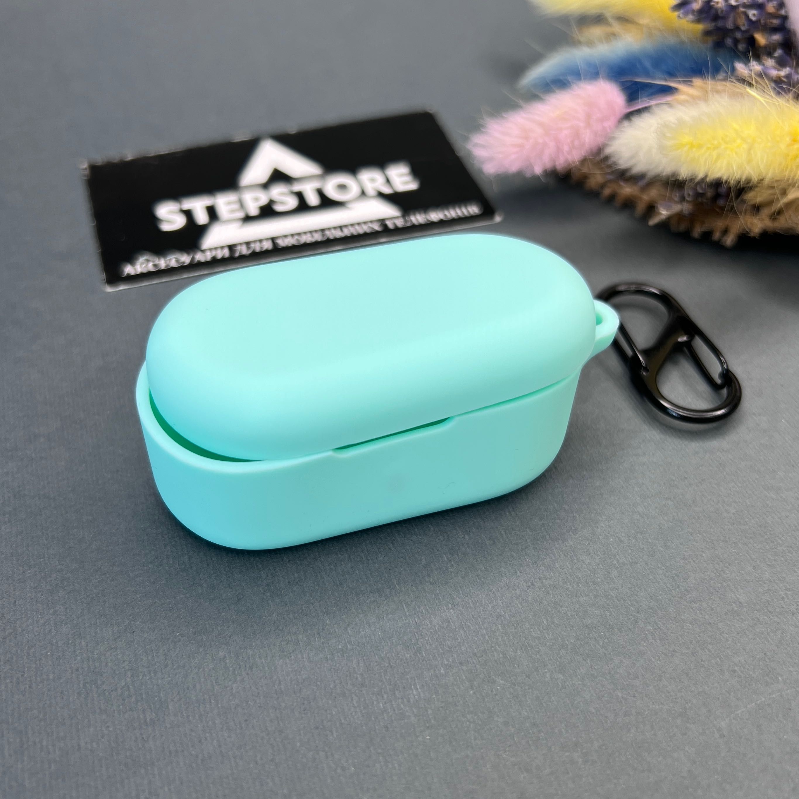 Чехол для наушников Oppo Enco Buds 2 Pro с карабином противоударный
