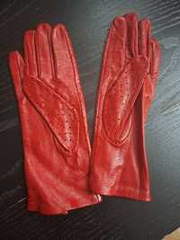 skórzane rękawiczki damskie