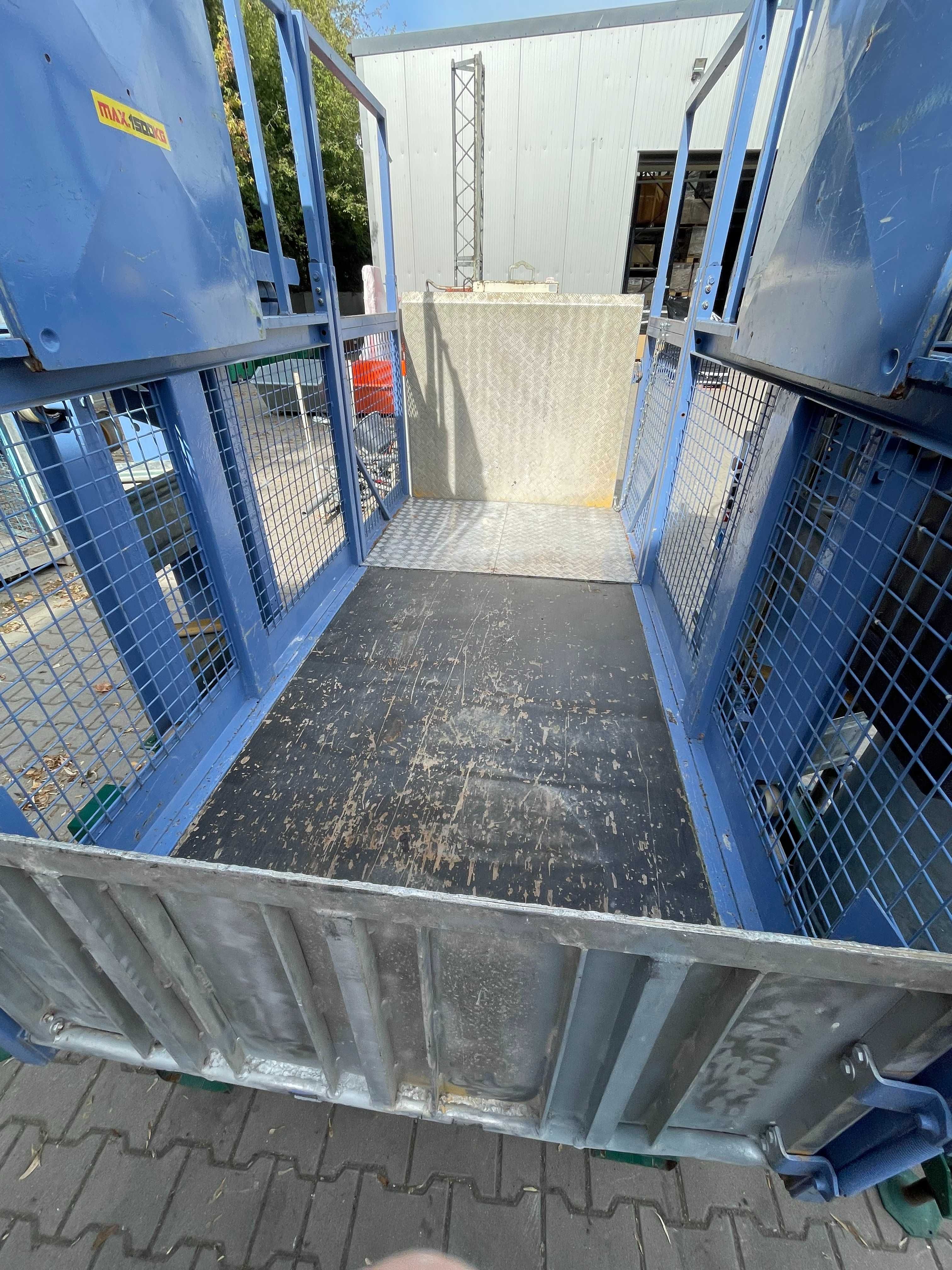 Winda budowlana pionowa GEDA 1500Z wciągarka podnośnik wyciąg dźwig