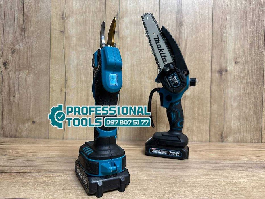 Акумуляторний садовий комплект Makita Секатор DMT93BL + Пилка DUC365BL