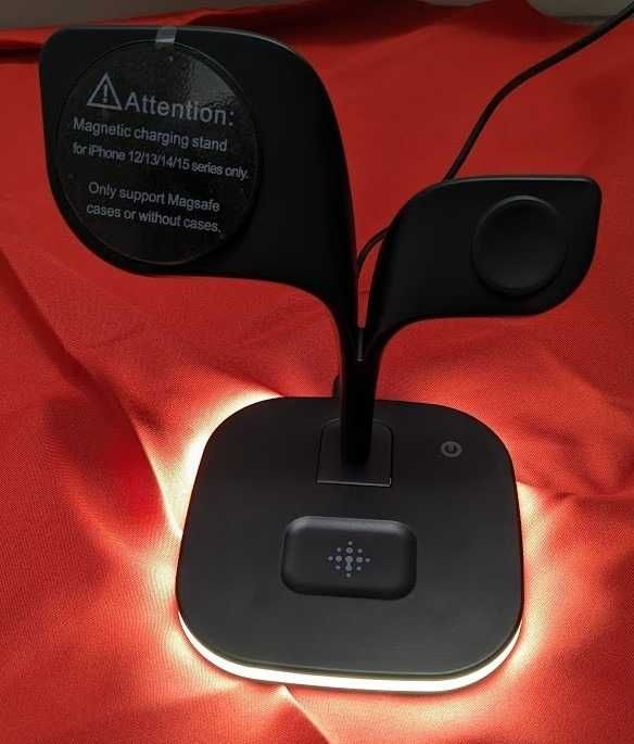 Stacja ładująca do Iphone iWatch iPod, lampka, magsafe, złącze usb
