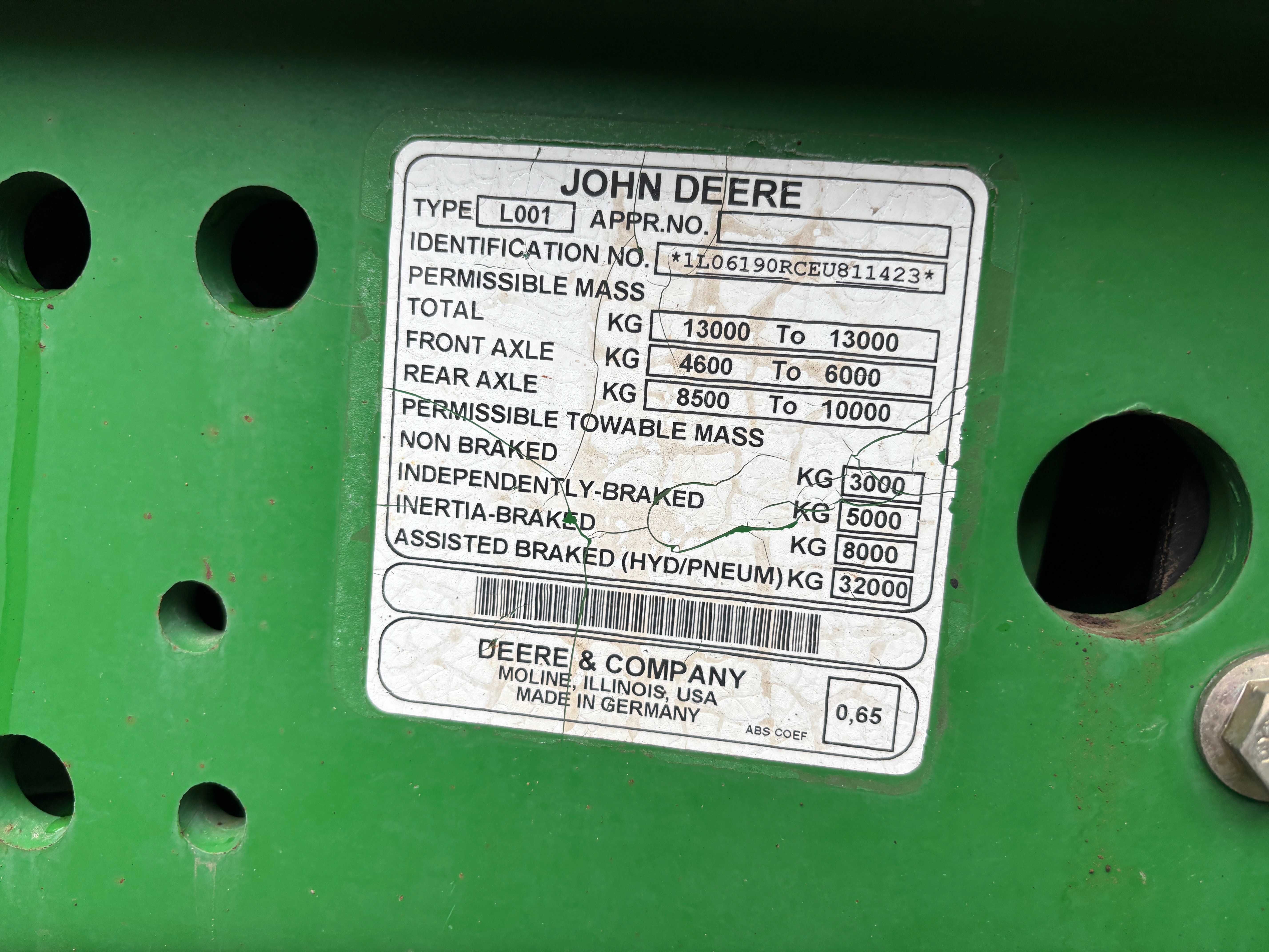 John Deere 6190R 2014p