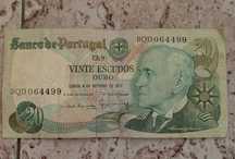 Nota de 50 escudo e de 20 escudos