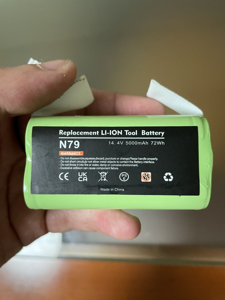 6 baterias 5000mAh
