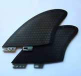 FCS II 2 Twin Keel Surfboard Fin Fiberglass —Quilhas em fibra de vidro