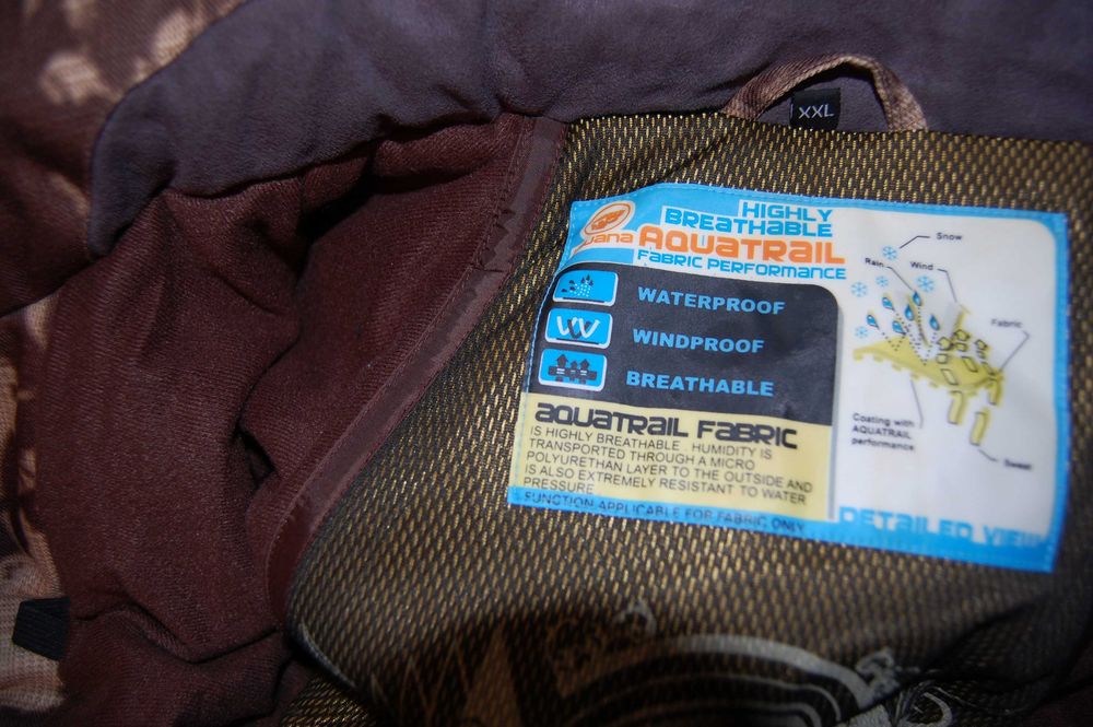 Крутая мужская куртка лыжная iguana nano, мембр 10000 мм, на 52-54 р-р