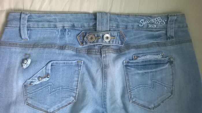 Spodnie damskie krótkie Jeans z Lykrą