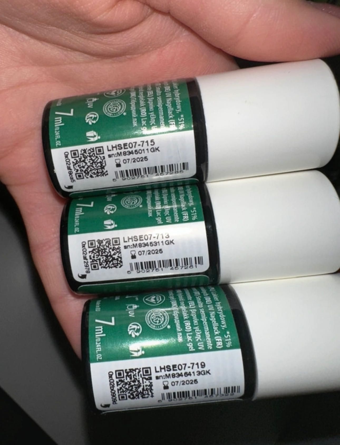 Lakier hybrydowy Semilac Bio Color czerwony różowy beżowy nowe uv
