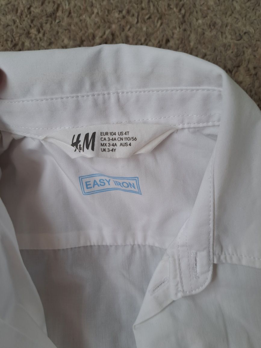 Koszula biała H&M r 104