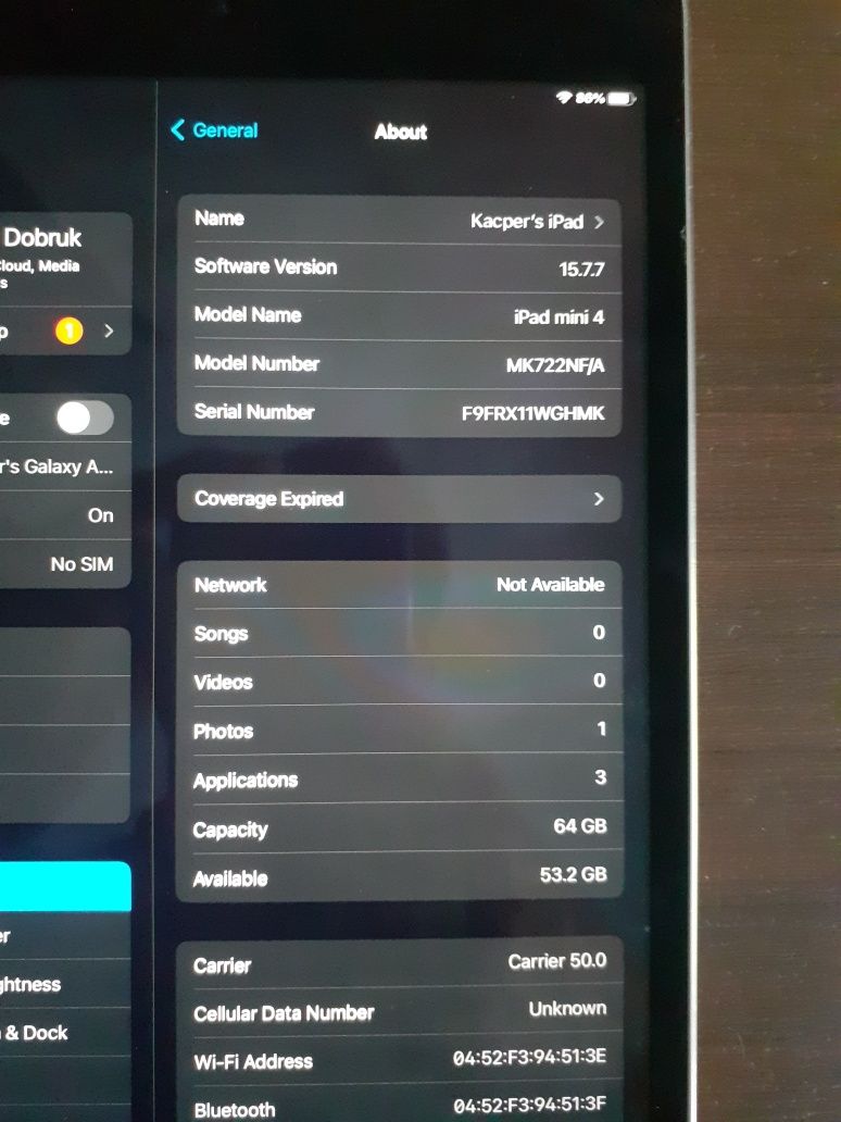 Ipad mini 4 64gb