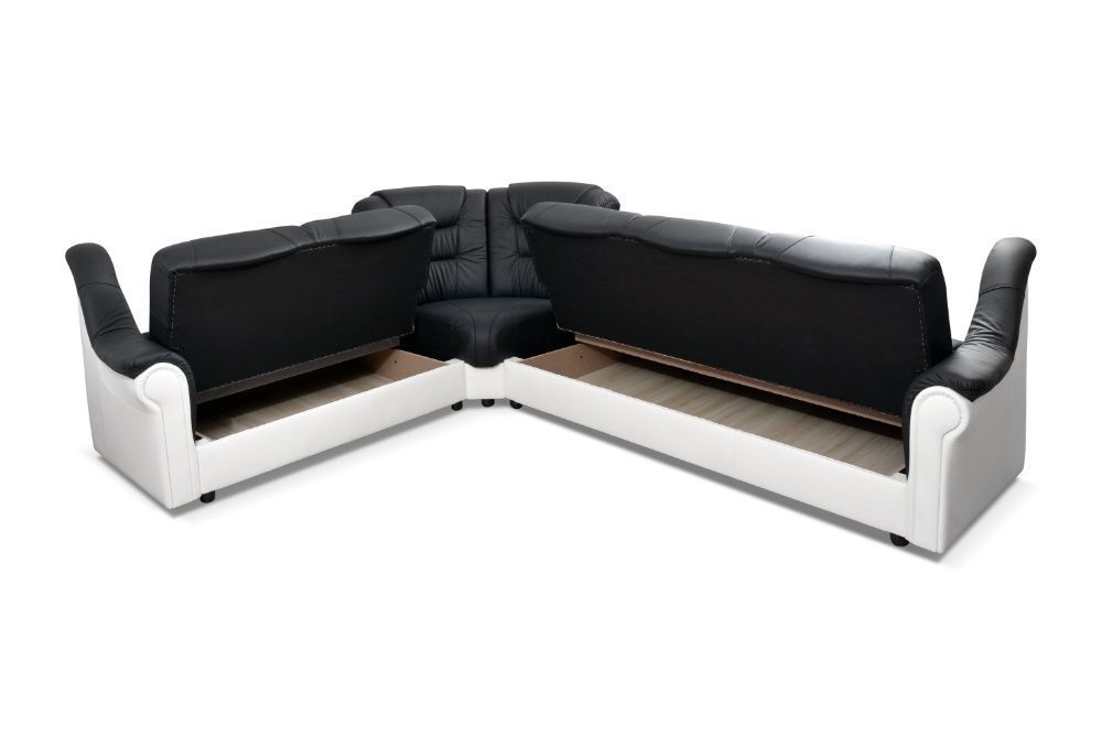 Skórzany narożnik wersalkowy 2R3 "KAROL" skóra naturalna PRODUCENT