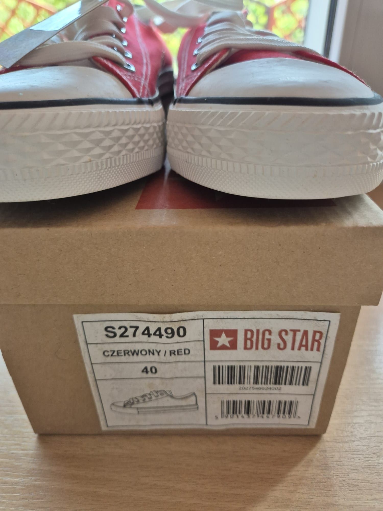 Trampki czerwone Big Stara rozmiar 40