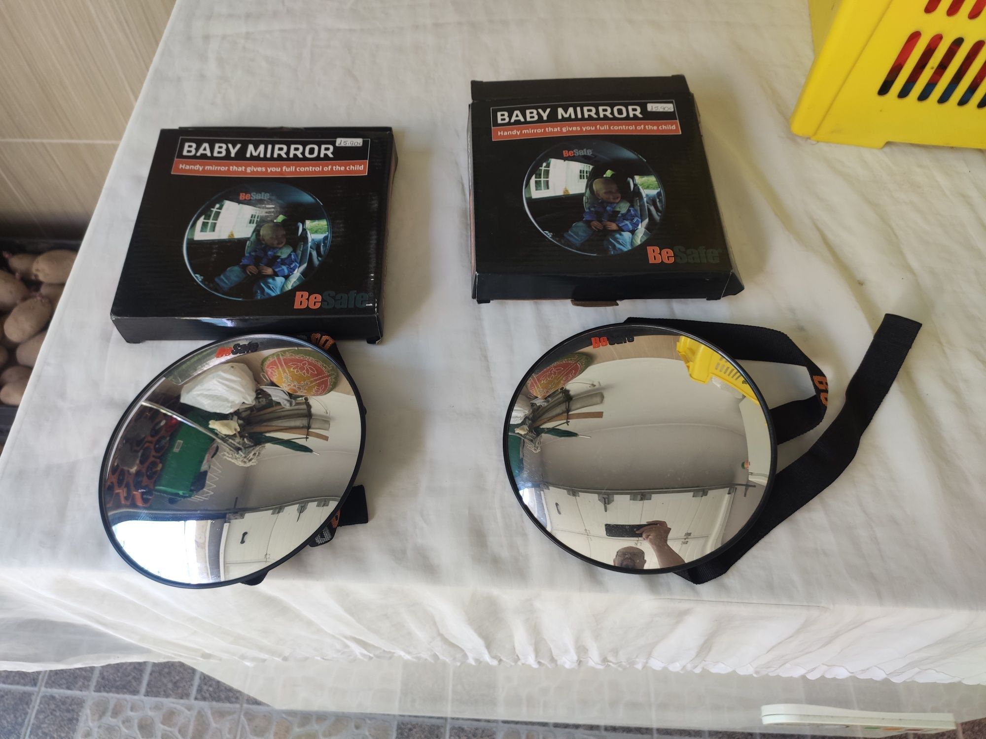 Vendem se 2 baby Mirrors da marca be safe