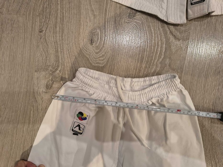 Kimono 150 profesjonalne, WKF kumite, gruba bawełna, Arawaza