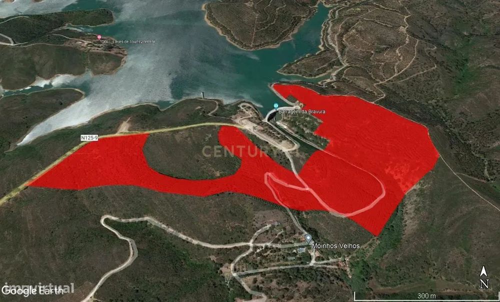 Terreno de 23 Hectares, junto à Barragem da Bravura.