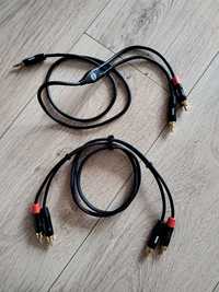 KABEL KLOTZ 2X RCA - 2X RCA 0.9m oraz 2X RCA - JACK 3,5 mm 0.9m