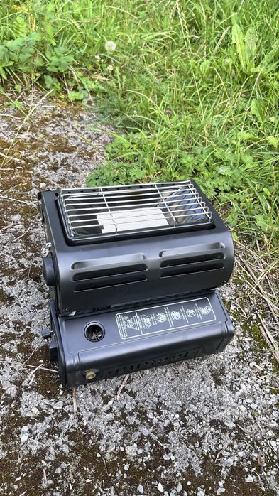 Газовий обігрівач-плита 2в1 керамічний + балон+ безкоштовна доставка!