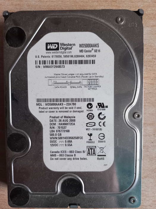 Жорстки диски. Оперативна память