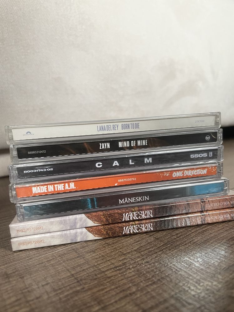 Cd диски Maneskin, One direction, lana del rey, Zayn, 5sos