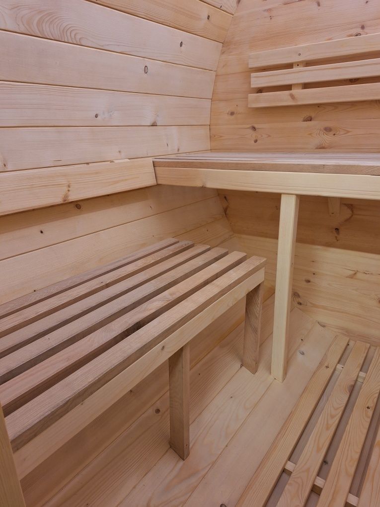 Sauna ogrodowa zewnętrzna