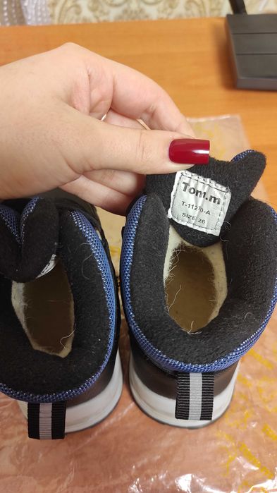 Ботінки на хлопчика термо Tom m 26