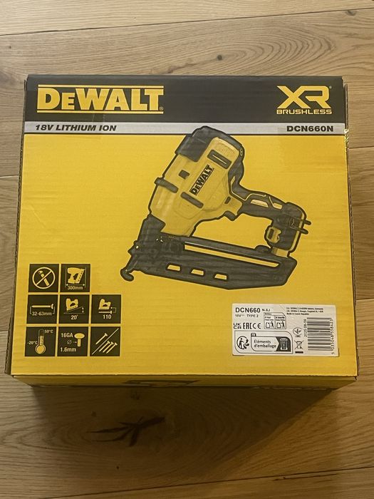 Gwoździarka DeWalt DCN660N nowa