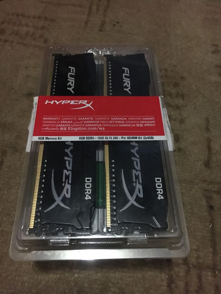 ОЗУ 8gb-2 планки по 4gb ddr4