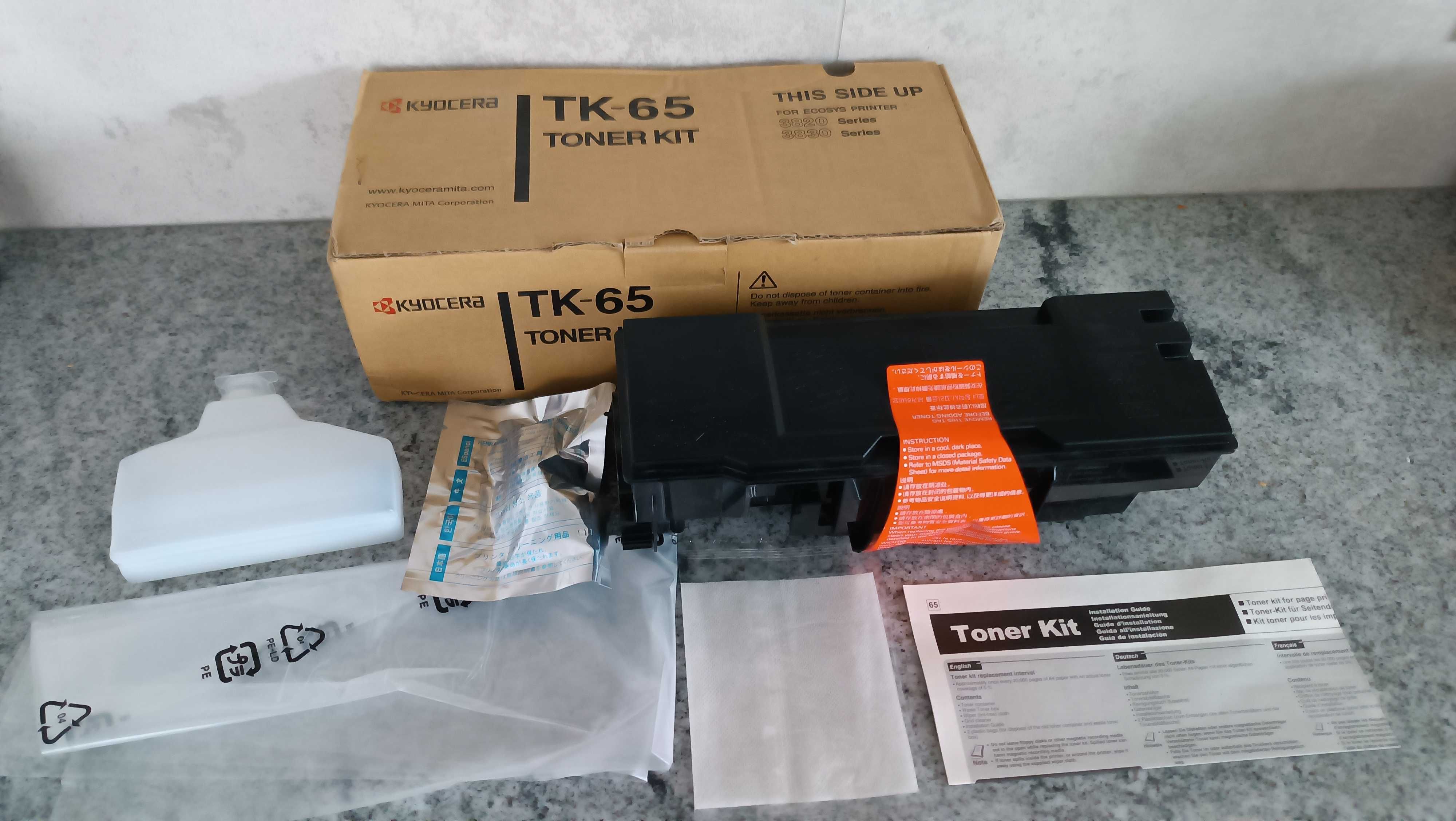 Toner Do Drukarki Kyocera TK-65 Oryginalny 3820 Series 3830 TK65 Nowy