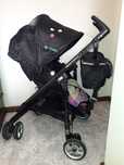 Carrinho de bebé, babycoque e base isofix