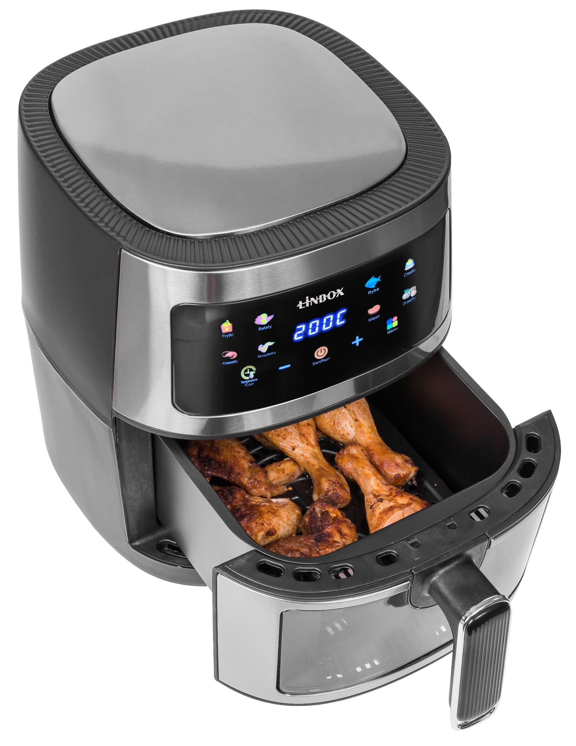 Frytkownica 5L 1400W beztłuszczowa LINBOX Air Fryer