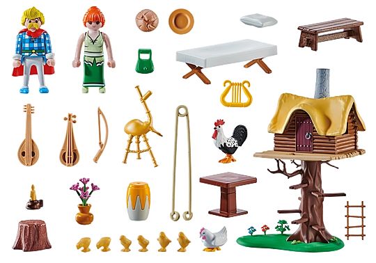 PLAYMOBIL 71016 Asterix: Kakofoniks z domkiem na drzewie