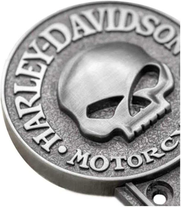 Oryginalny Hak na Ubranie Prezent Harley Davidson HD SKULL mały Oem.