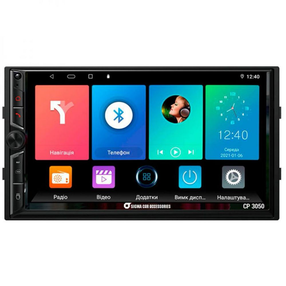 Автомагнітола 2Din Sigma CP-3050 GPS Wi-Fi Bluetooth