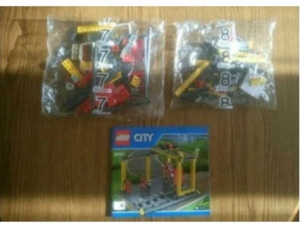 Lego city 60052 dźwig,suwnica pociąg 60198,7939