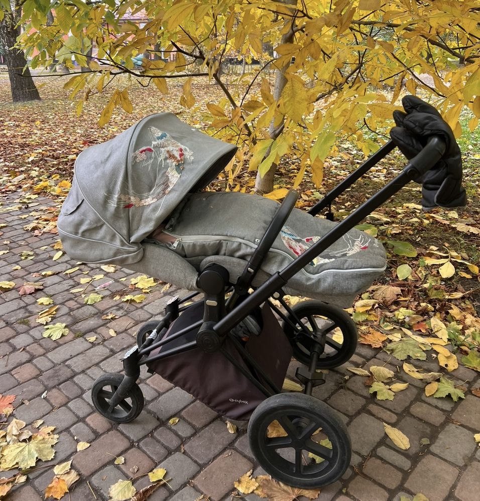 Коляска Cybex priam koi 2 в 1 + зимовий комплект koi