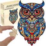 Puzzle Drewniane Układanka Sowa 177 el klocki puzzle dla dorosłych
