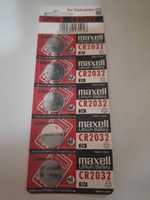 Zestaw 5 baterii Maxell CR2032.