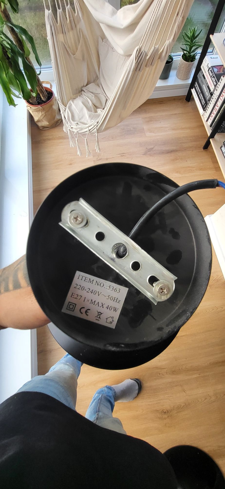2 Lampy czarne loftowe